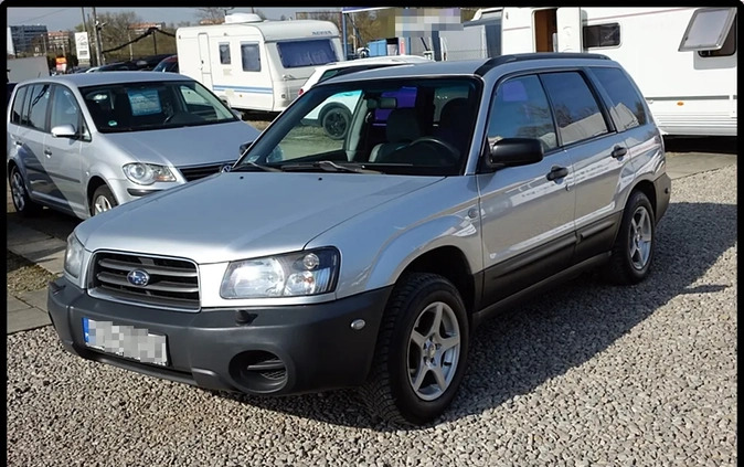 Subaru Forester cena 12999 przebieg: 279980, rok produkcji 2004 z Krzyż Wielkopolski małe 352